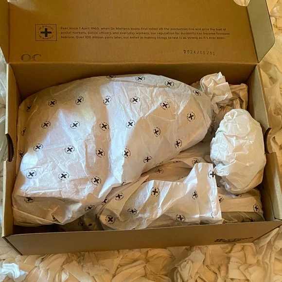 Dr. Martens Powder Pink Combat Boots - Picture 9 of 10